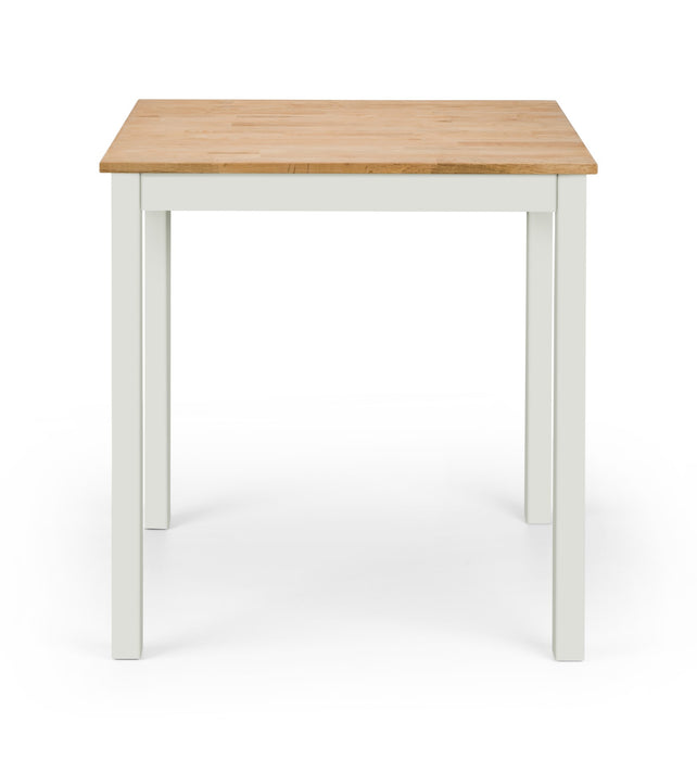 Coxmoor 75cm Square Dining Table - Ivory & Oak