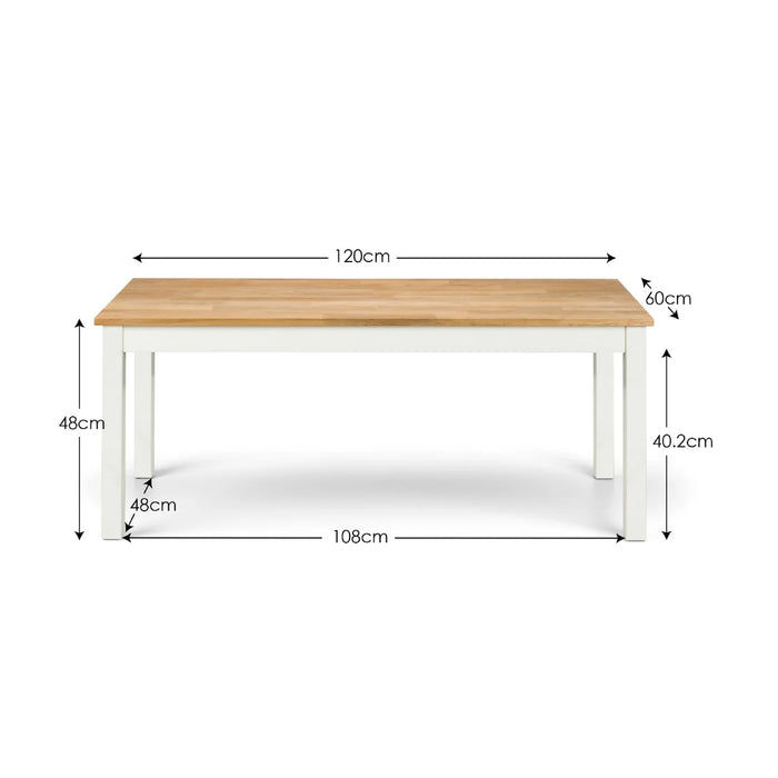 Coxmoor Coffee Table - Ivory & Oak