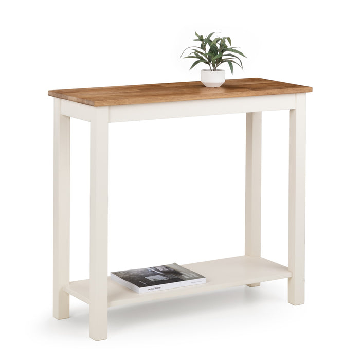 Coxmoor 90cm Console Table - Ivory & Oak