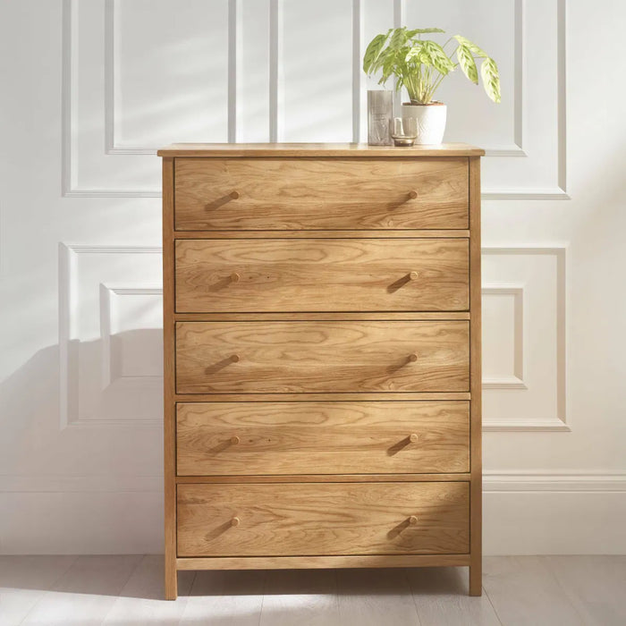 Coxmoor 5 Drawer Wide Chest