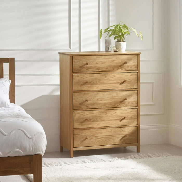 Coxmoor 5 Drawer Wide Chest