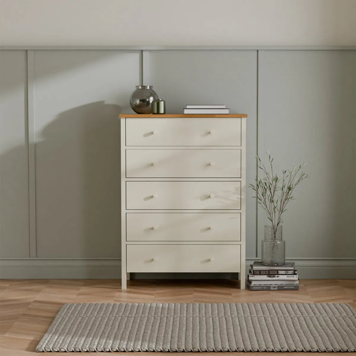 Coxmoor 5 Drawer Wide Chest