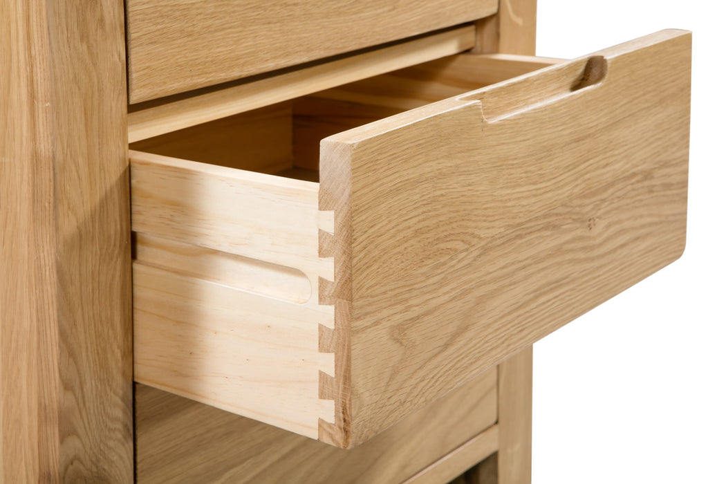 Curve 3 Drawer Bedside