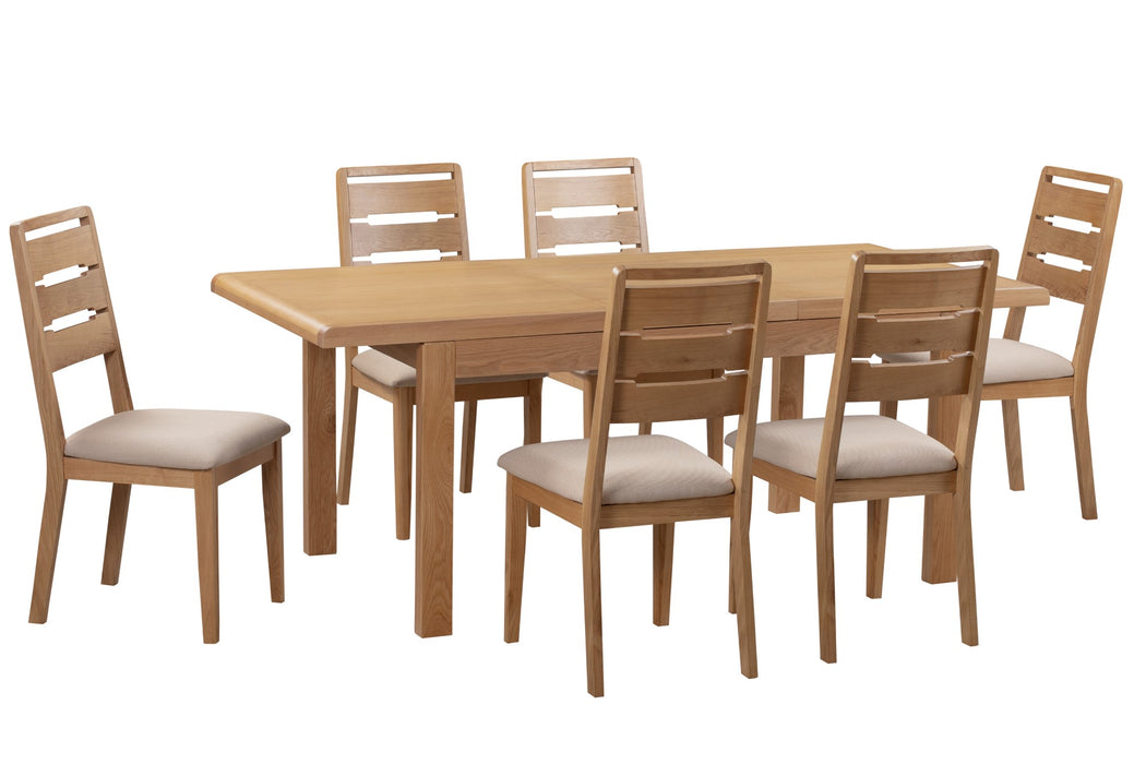 Curve Oak Dining Table