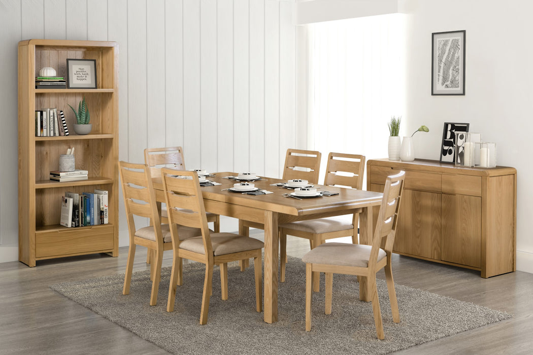 Curve Oak Dining Table