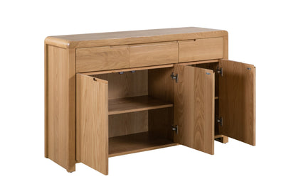 Curve Oak Sideboard