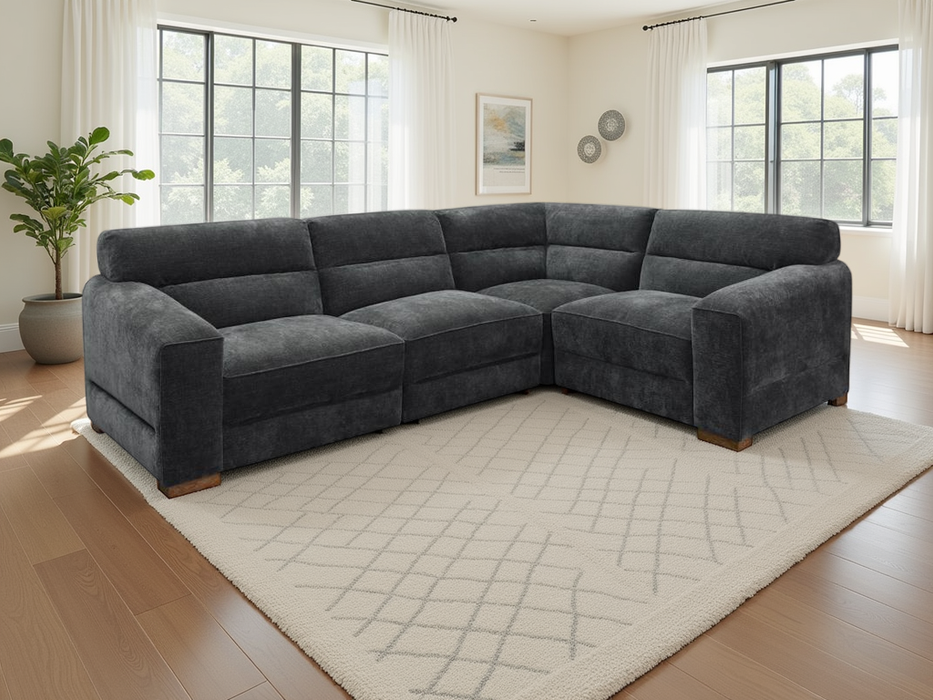 Whitmore Universal Corner Sofa - Charcoal