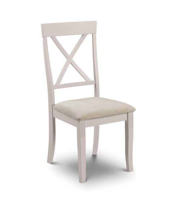 Set Of 2 Davenport Elephant Grey Dining Chairs