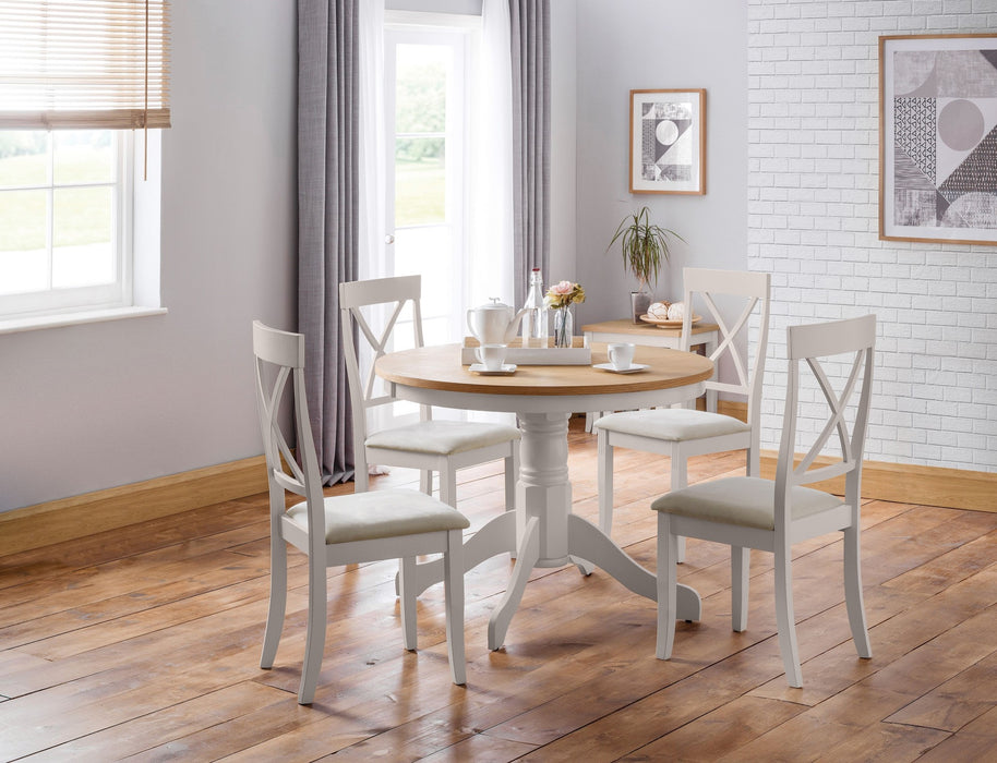 Set Of 2 Davenport Elephant Grey Dining Chairs