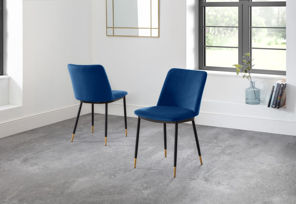 Set Of 2 Delaunay Dining Chairs - Blue