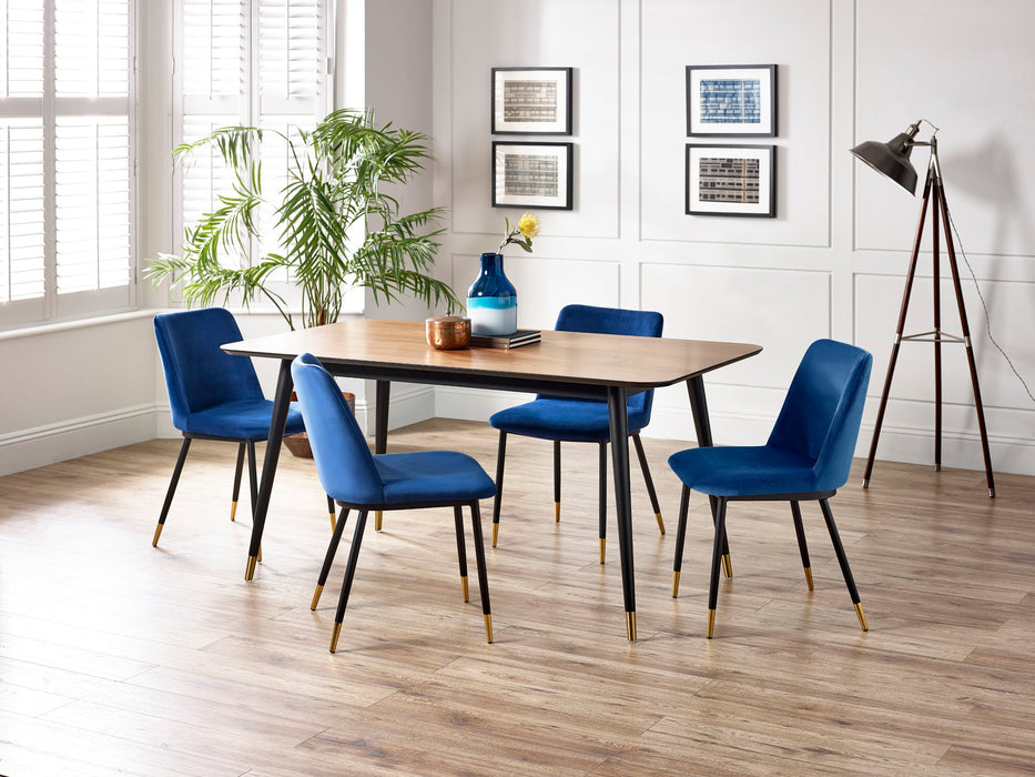 Set Of 2 Delaunay Dining Chairs - Blue