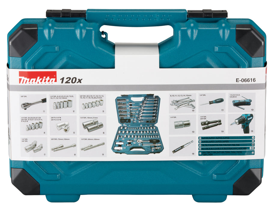 120 Piece Maintenance Tool Set