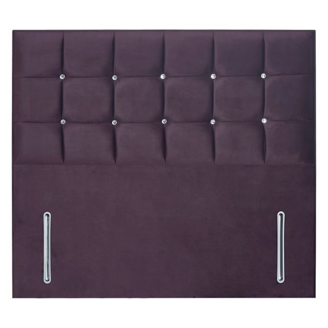 Glamour Diamonte Studded Floor Standing Headboard