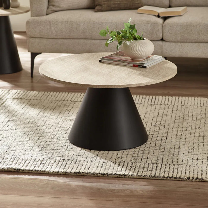 Elgon Coffee and Lamp Table Set