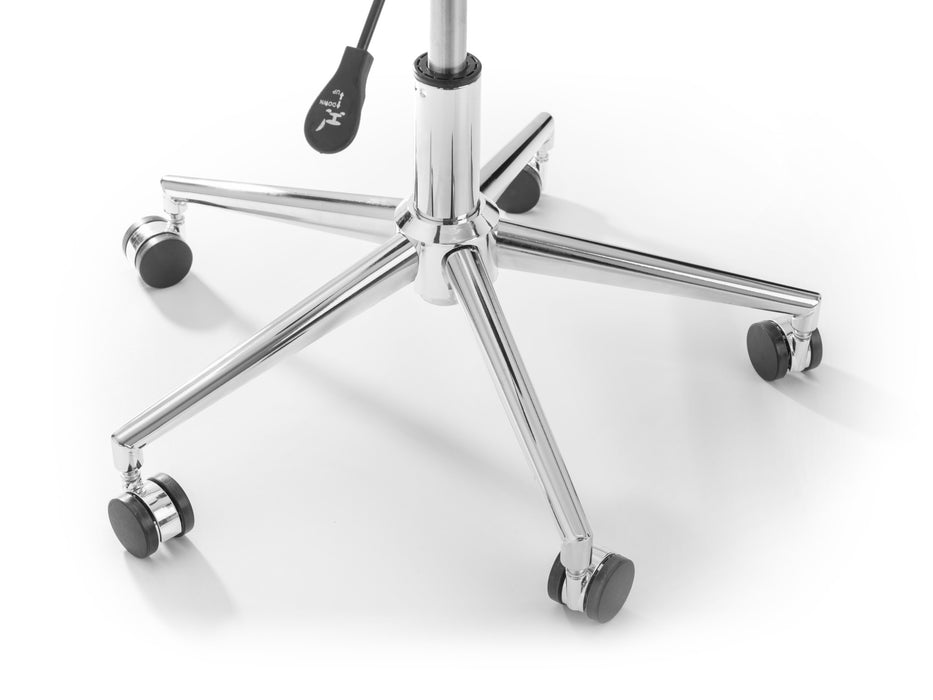 Erika Office Chair - White/Chrome