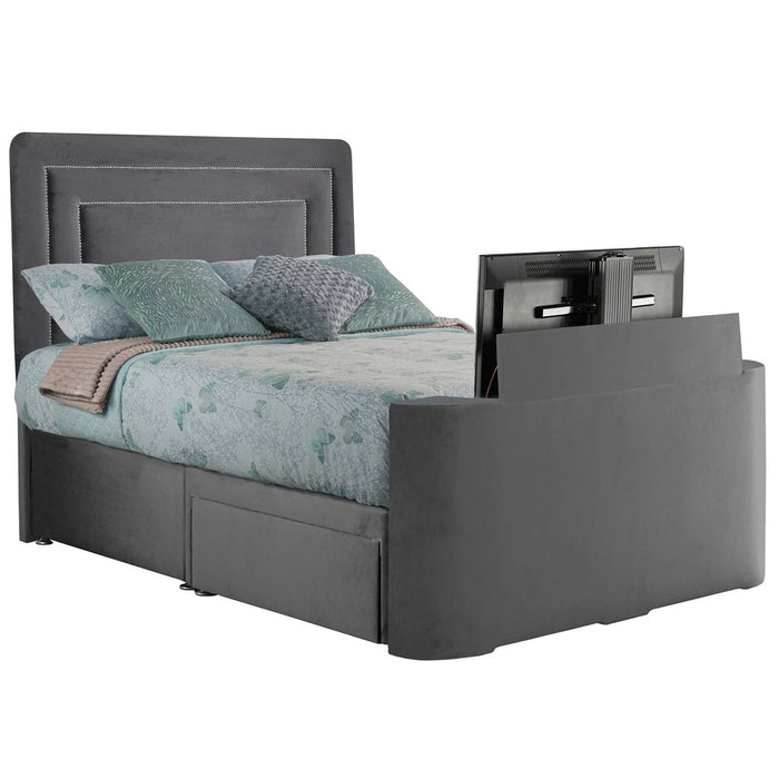 Debut TV Bed Frame with Astrid 1000 Sprung Mattress