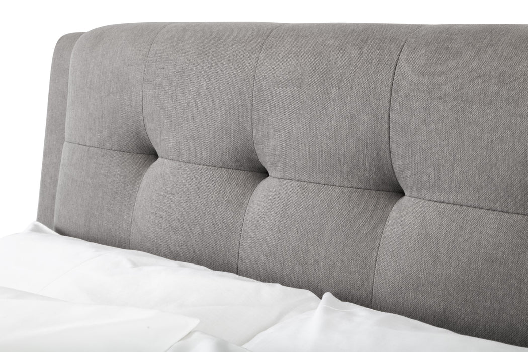 Fullerton 4 Drawer 150cm King Bed - Grey