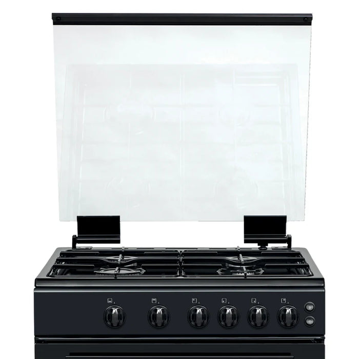 GDL60B - 60cm Gas Lidded Double Oven - Black
