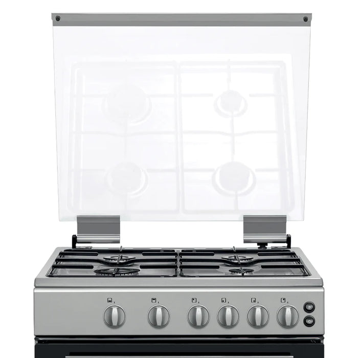 GDL60S - 60cm Gas Lidded Double Oven - Silver