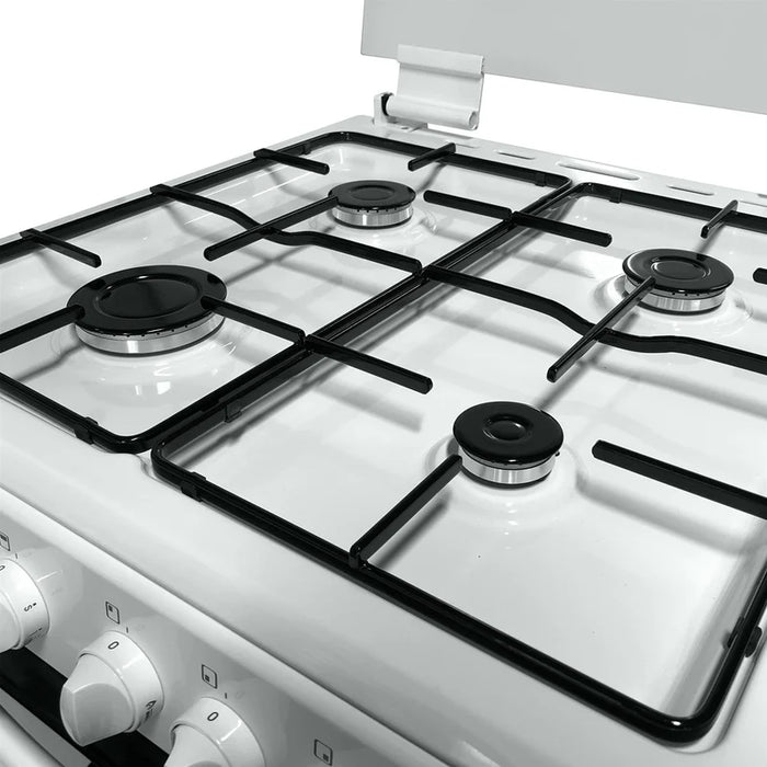 GDL60W2 - 60cm Gas Lidded Double Oven - White