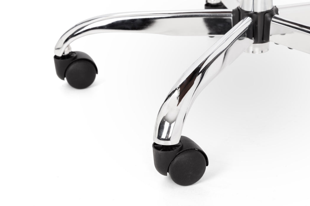 Gio Black & Chrome Office Chair