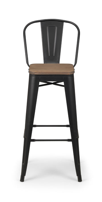 Set Of 2 Grafton Metal Bar Stools