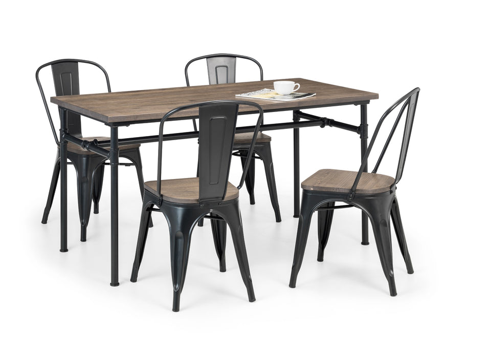 Set Of 4 Grafton Metal Chairs