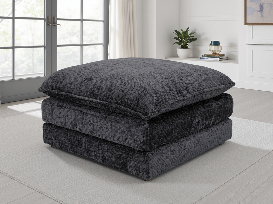 Soren Footstool - Black