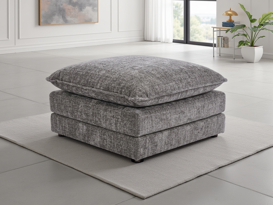 Soren Footstool - Grey