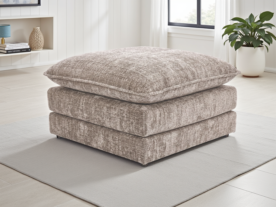 Soren Footstool - Beige