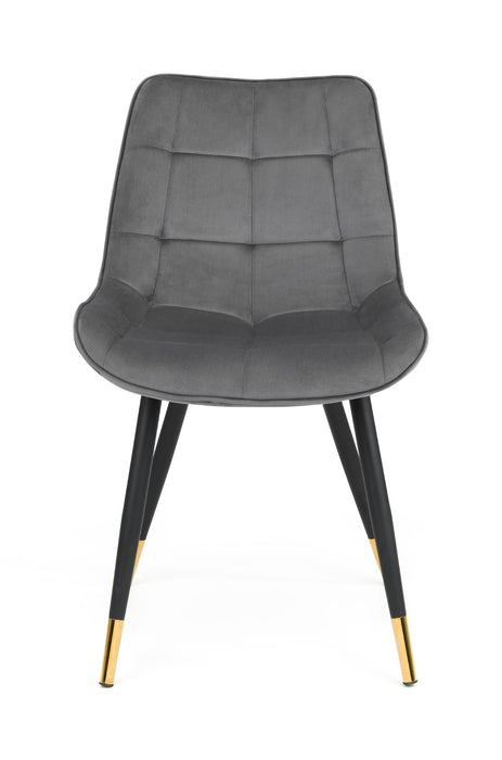 Set Of 2 Hadid Dining Chairs - Grey