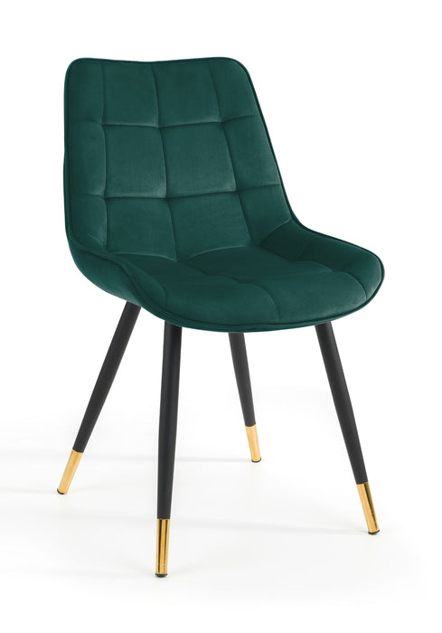 Set Of 2 Hadid Dining Chairs - Green