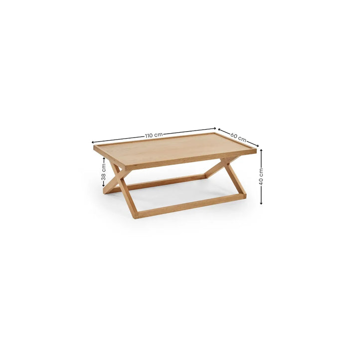 Haddon Coffee Table - Natural Oak