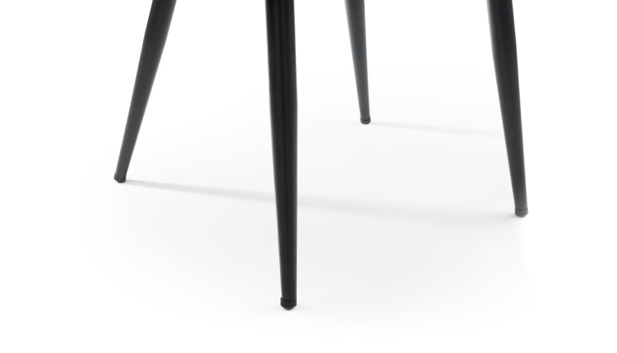 Set Of 2 Hobart Scalloped Dining Chairs - Grey