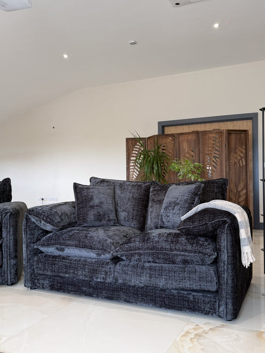 Soren 2 Seater Sofa - Black