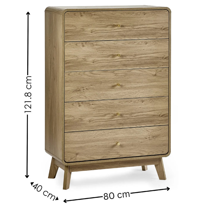 Ingrid 5 Drawer Chest