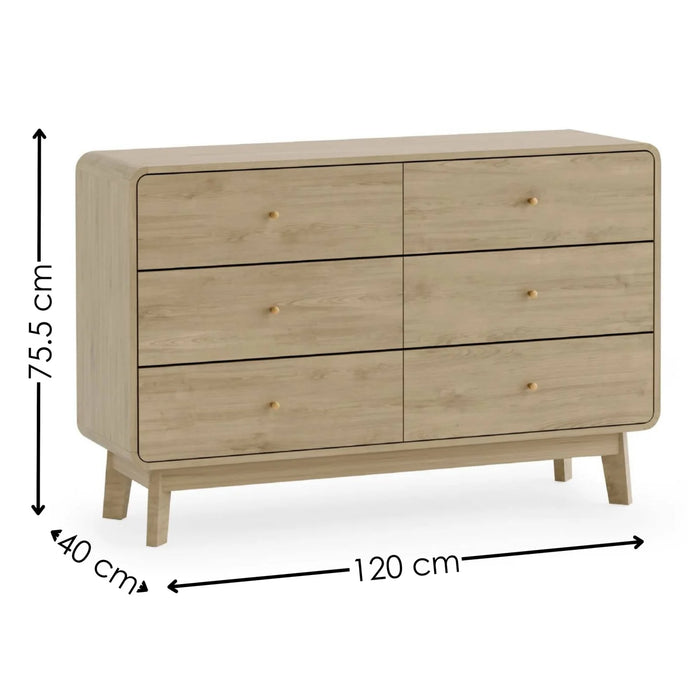 Ingrid 6 Drawer Dresser