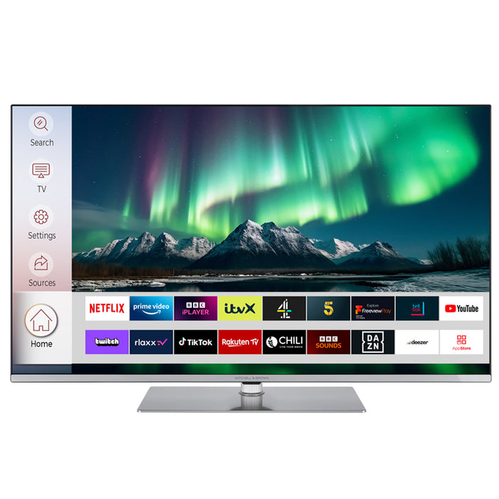 55 inch LED Near Borderless Freeview Play 4K UHD Linux Smart TV