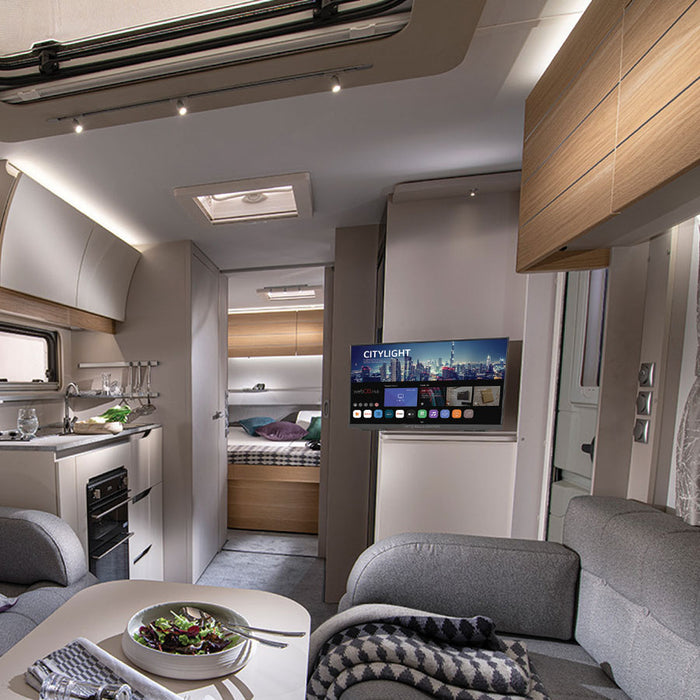 JB-24DVD1811ST 24 inch WebOS Smart Travel TV with Built-in DVD - 12V Battery Mains