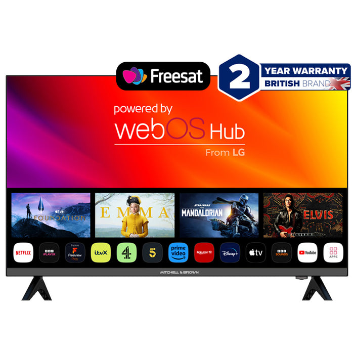 32 inch LED Freeview HD Ready Smart Web OS TV