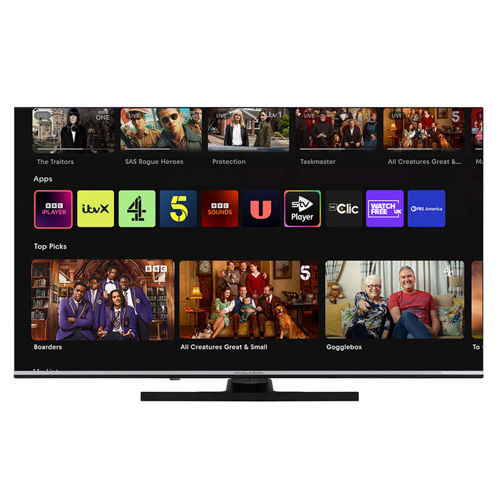 JB-55B1811 55 inch 4K UHD Borderless Smart TV with Freely and TiVo