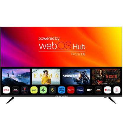 50" LED Freeview 4K Smart Web OS TV