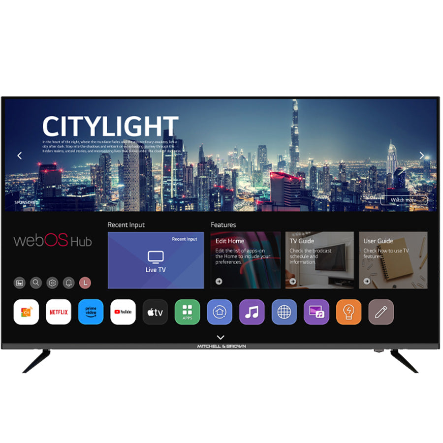 50" LED Freeview 4K Smart Web OS TV