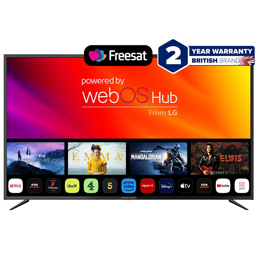 JB-60CU1811 60 inch LED Freeview 4K Smart Web OS TV