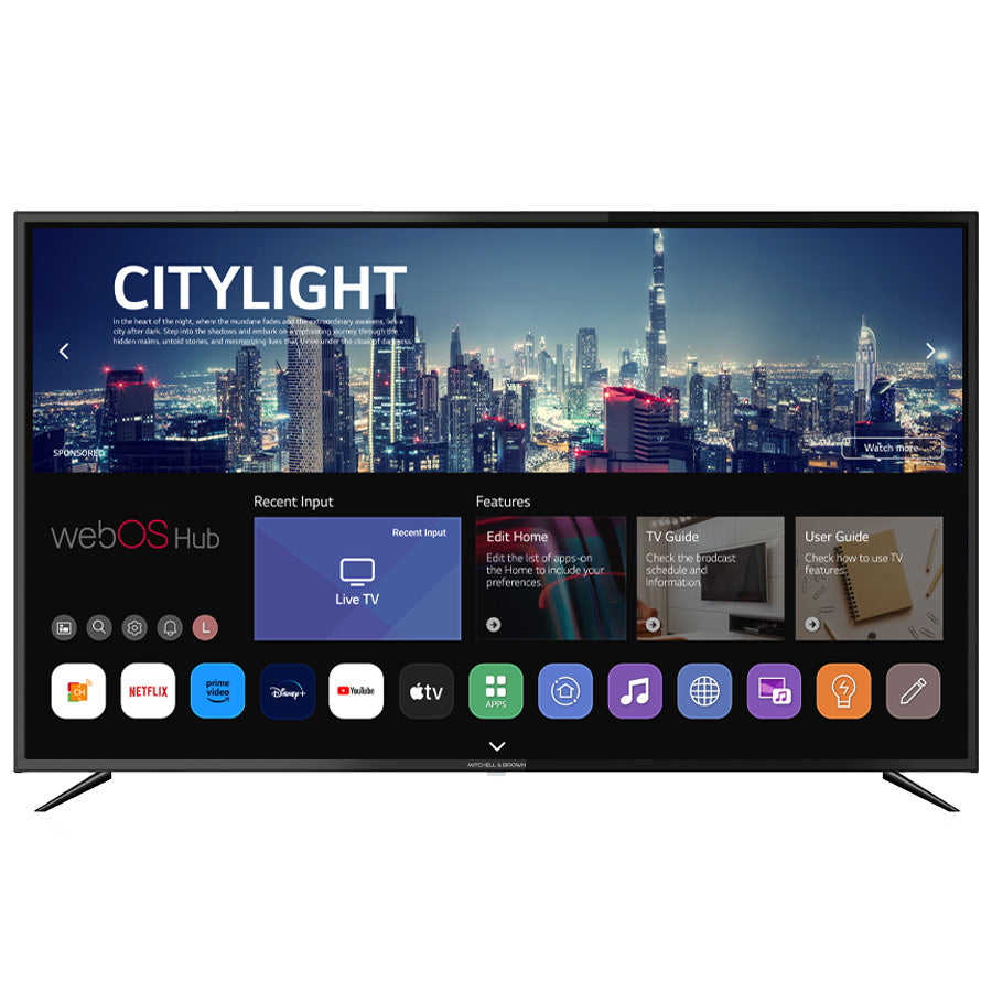 60" LED Freeview 4K Smart Web OS TV