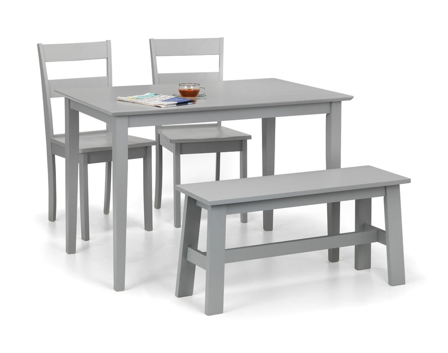 Kobe Compact Rectangular Table - Grey