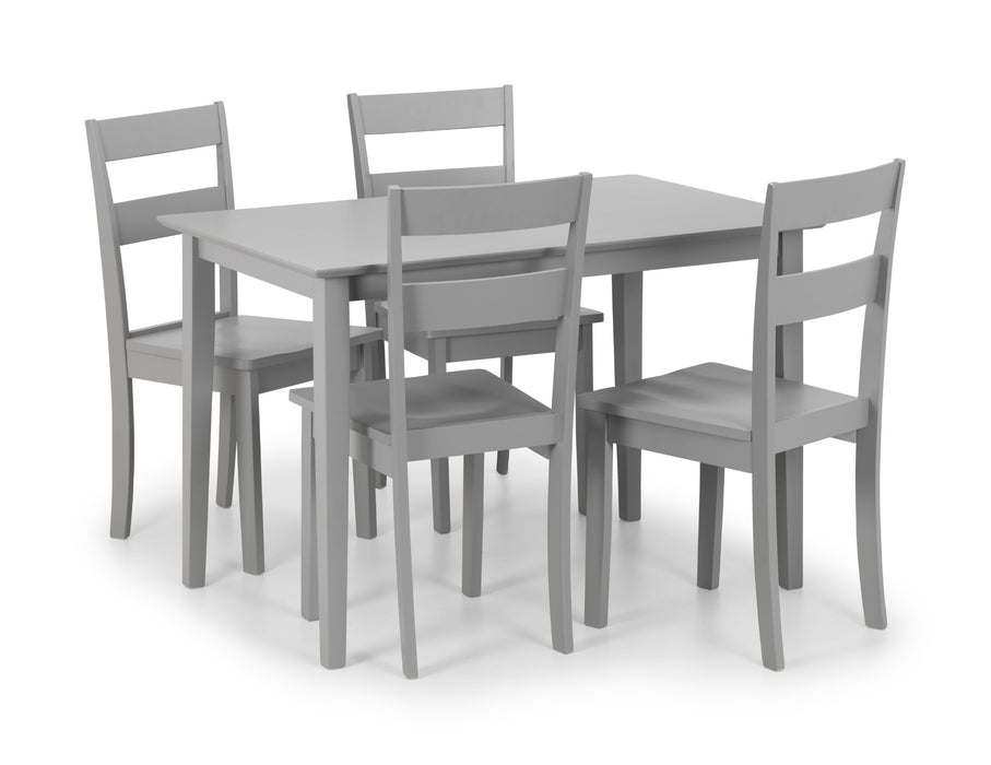 Kobe Compact Rectangular Table - Grey