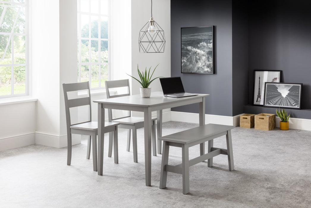 Kobe Compact Rectangular Table - Grey