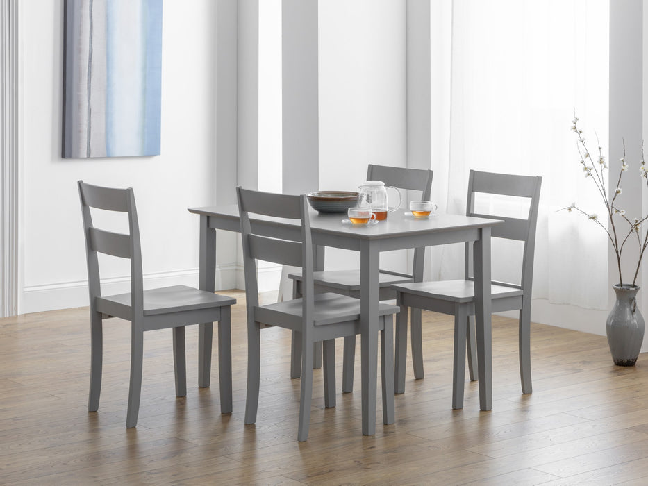 Kobe Compact Rectangular Table - Grey