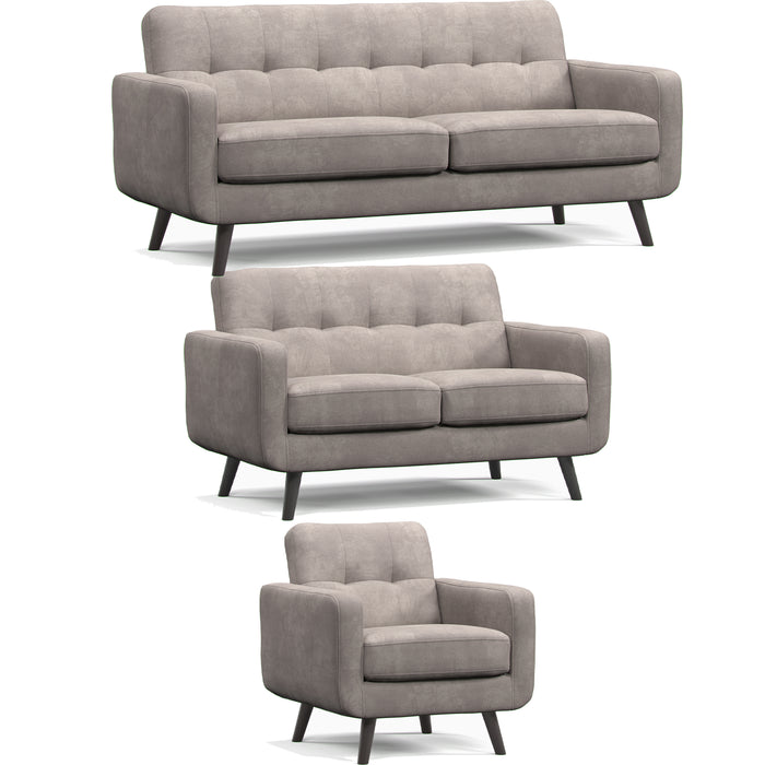 Kendal 3+2+1 Sofa Set - Antelope